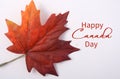 Happy Canada Day Maple Leaf