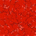 Happy Canada Day poster, vector illustration or greeting card with red maple leaves background Royalty Free Stock Photo