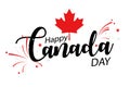 Happy Canada Day Royalty Free Stock Photo