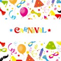 Happy carnival card