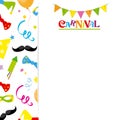 Happy carnival card