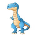 Happy Cartoon dinosaur Royalty Free Stock Photo