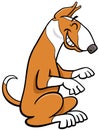 happy cartoon spotted dog animal character Royalty Free Stock Photo