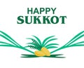 Happy Celebrate Jewish Holiday Sukkot