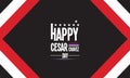 Happy Cesar Chavez Day stylish design