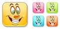 Happy cheerful Emoticons Collection