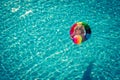 Happy child playing in swimming pool Royalty Free Stock Photo