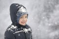 Happy Child in Wintertime Royalty Free Stock Photo