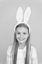 Happy childhood. Traditions for kids to help get in easter spirit. Bunny ears accessory. Easter activities. Cute bunny