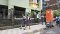 Happy Children going to school in India