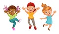 Happy Children`s day. 1 June. Cute cartoon kids