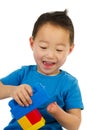 Happy Chinese boy Royalty Free Stock Photo
