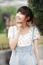 Happy Chinese girl Royalty Free Stock Photo