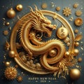 Happy chinese new year 2024 Royalty Free Stock Photo