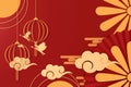 Happy chinese new year banner design
