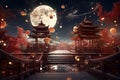 Happy Chinese New Year Online Astronomy Night Royalty Free Stock Photo