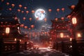 Happy Chinese New Year Online Astronomy Night Royalty Free Stock Photo