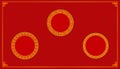 Happy chinese new year. set of lucky one circle symbol. asia holiday Royalty Free Stock Photo