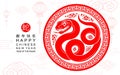 Happy chinese new year 2025 the snake zodiac sign