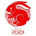 Happy chinese new year 2023 year of the rabbit