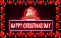 Happy christmas with christmas decoration, 25 December, Merry Christmas banner, Horizontal Christmas posters, greeting cards, On