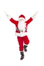 Happy Christmas Santa Claus dancing Royalty Free Stock Photo