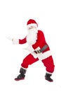 Happy Christmas Santa Claus dancing Royalty Free Stock Photo