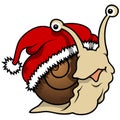 Happy Christmas Snail