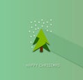 Happy christmas, tree, ilustration