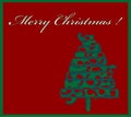 Happy christmas trees Royalty Free Stock Photo