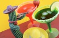 Happy Cinco de Mayo colorful party theme Royalty Free Stock Photo