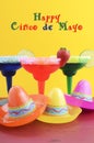 Happy Cinco de Mayo colorful party theme Royalty Free Stock Photo