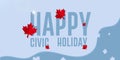 Happy Civic Holiday. Civic Festival Canada. Web banner and Poster design vector. Royalty Free Stock Photo