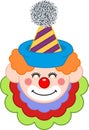 Happy Clown Face Royalty Free Stock Photo