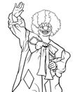 Happy Clown Waving