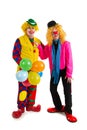 Happy clowns Royalty Free Stock Photo