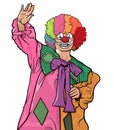 Happy Colorful Clown