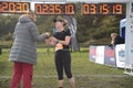 happy competitor Caitlin in the ultramarathon