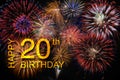 Congratulations to the 20th birthday