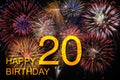 Congratulations to the 20th birthday