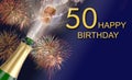 Happy congratulations to the 50th birthday