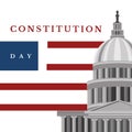 Happy Constitution Day Illustration Vector