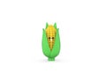 Happy Corn 3D render model