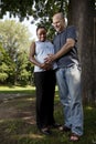 Happy couple expecting a baby Royalty Free Stock Photo