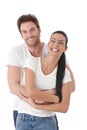 Happy couple laughing Royalty Free Stock Photo