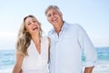 Happy couple laughing together Royalty Free Stock Photo