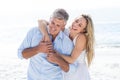 Happy couple laughing together Royalty Free Stock Photo