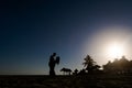 Beautiful Progreso beach in Mexico Royalty Free Stock Photo