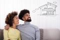 Couple Thinking Of Getting Their Own House Royalty Free Stock Photo