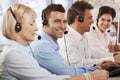 Happy customer service operator Royalty Free Stock Photo